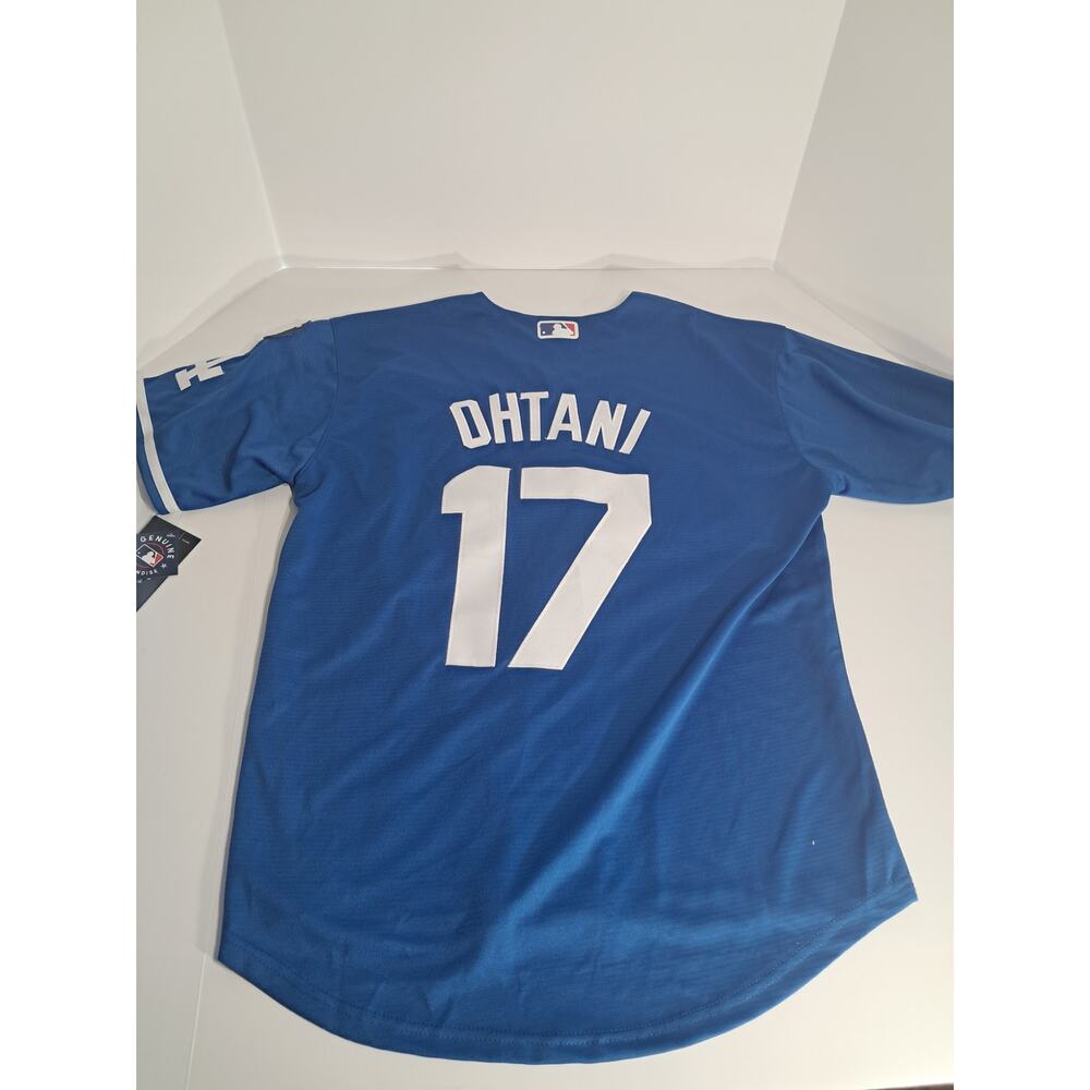 Los Angeles Dodgers #17 Shohei Ohtani Royal 2025 World Series No.34 Patch M - Picture 4 of 4